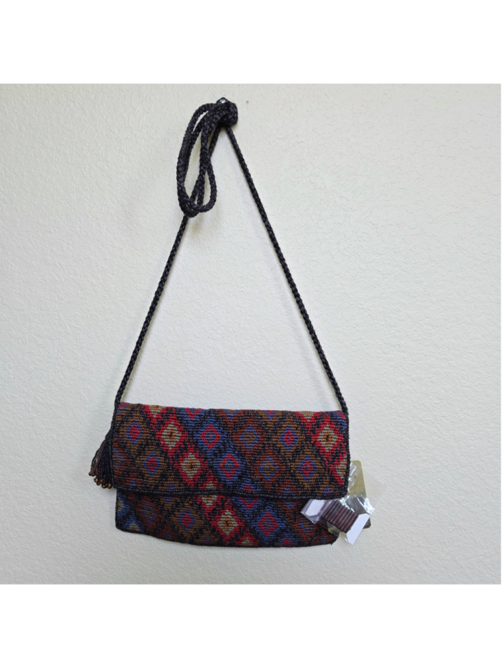 Nwt Peruvian Connection Persian Cotton Baby Alpaca Clutch 
Multi-color